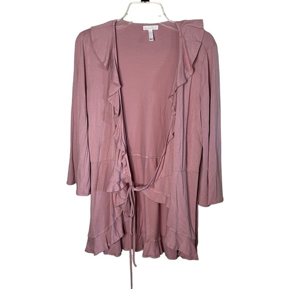Leith Women’s Ruffle Wrap Blouse - Picture 1 of 5